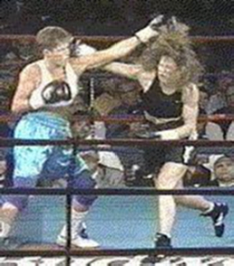 Kathy Long (right) vs. Sandy Yard 