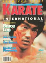 Bruce Lee on cover of March/April 1989 issue of Karate International Magazine