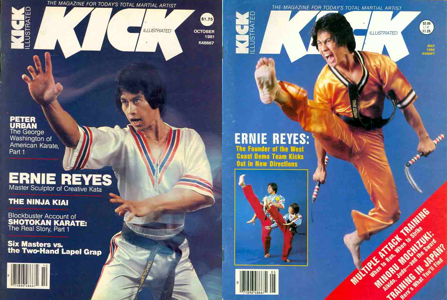 Ernie Reyes Kick Illustrated Covers