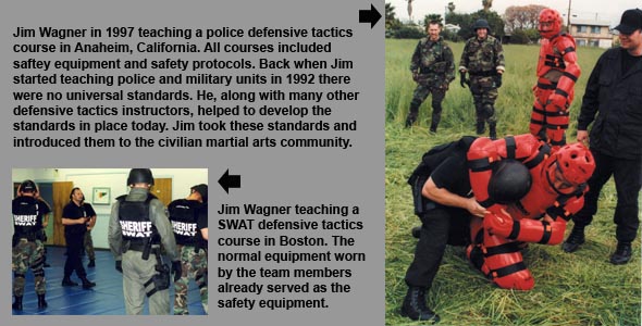 Jim Wagner teaching SWAT teams