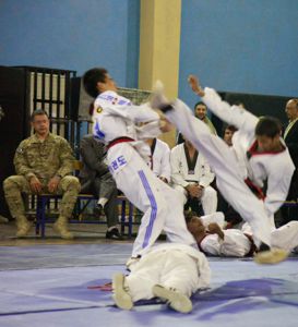 Afghanistan National Taekwondo Federation Junior Team Demo