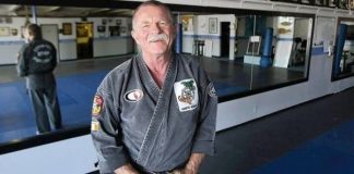 Karate Teacher Bob White Volunteers