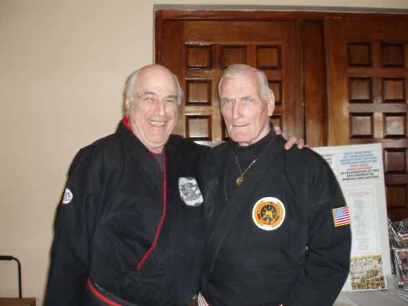 Hanshi Stephen Kaufman (left) and GM Gary Alexander