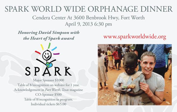 Sparks World Wide Orphanage Dinner