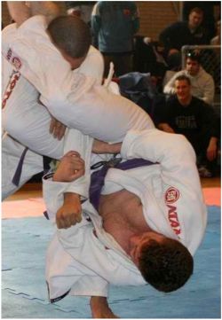 Gregory Melita practicing Brazilian Jiu Jitsu