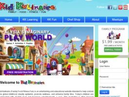 KidKulinaire.com Web Site