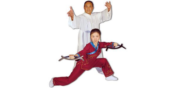 Grandmaster Liang Shou-Yu and His Daughter Helen