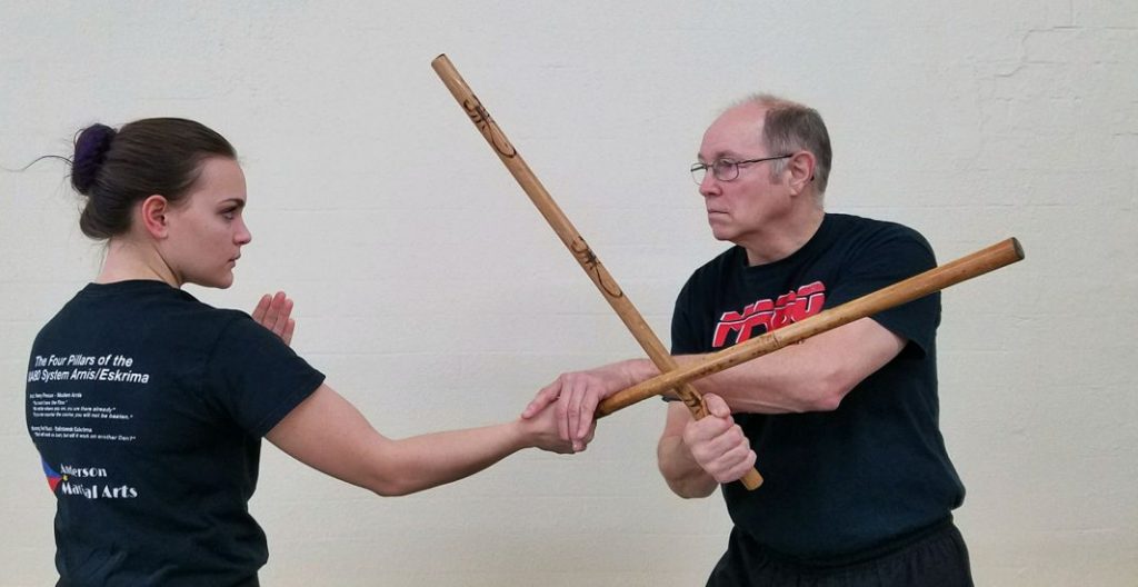 Dan Anderson teaching Eskrima