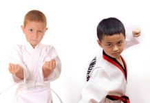 Kids Participating in Martial Arts