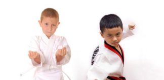 Kids Participating in Martial Arts