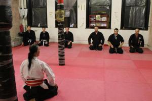 Shihan Handyside 8th Dan visiting our Dojo