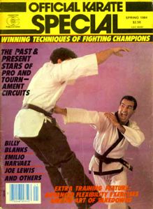 John Critzos II on the cover of Official Karate Magazine