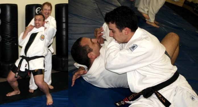 Wrestler Looks at Judo