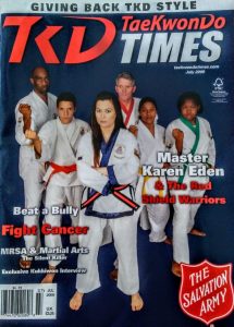 Karen Eden Herdman Cover of TKD Times