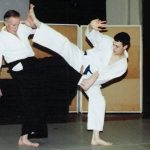Henry and Ric Ellis Practicing Aikido