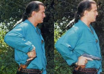 Steven Seagal Pistol Draw