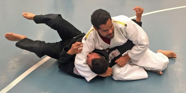 Edgar Cabachuela of the Blind Judo Foundation