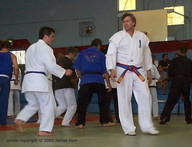 Frank Dux Teaching 2001 San Jose Gasshuku