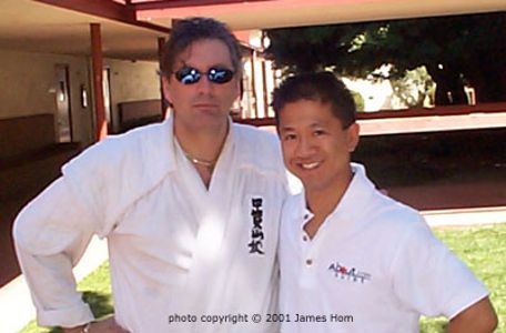 Frank Dux and Author James Horn