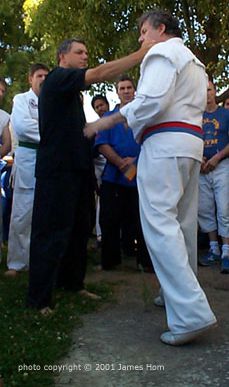 Frank Dux Teaching 2001 San Jose Gasshuku