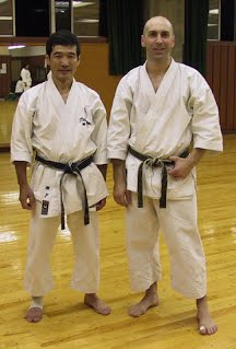 Sensei Seto and Jason Armstrong in 2002