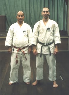 Sotokawa Sensei and Jason Armstrong in 1997