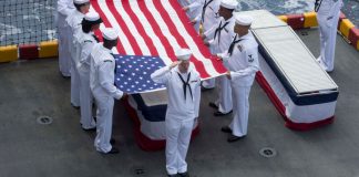 Military Burial at Sea