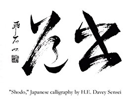 Shodo Japanese Calligraphy by H. E. Davey