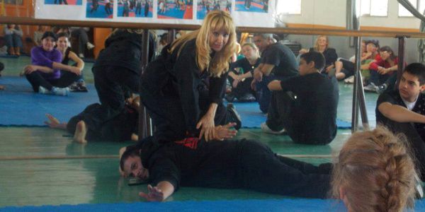 Isa Tenchio Teaching Martial Arts