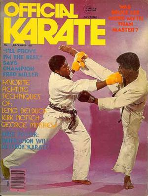 Fred Miller cover of Official Karate Magazine