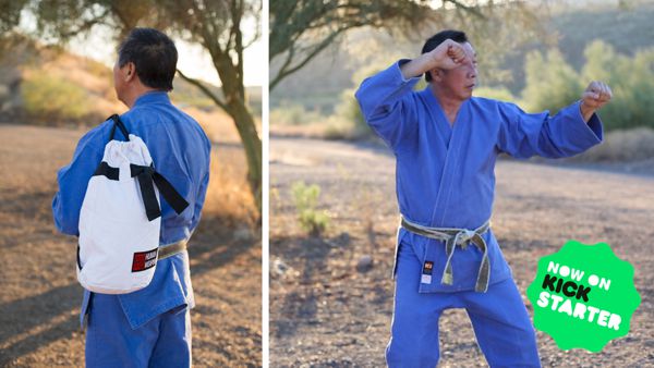 Willie Lim with Black Belt Bag by Human Weapons