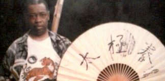 Taijiquan Memories: Alan Sims with his fan