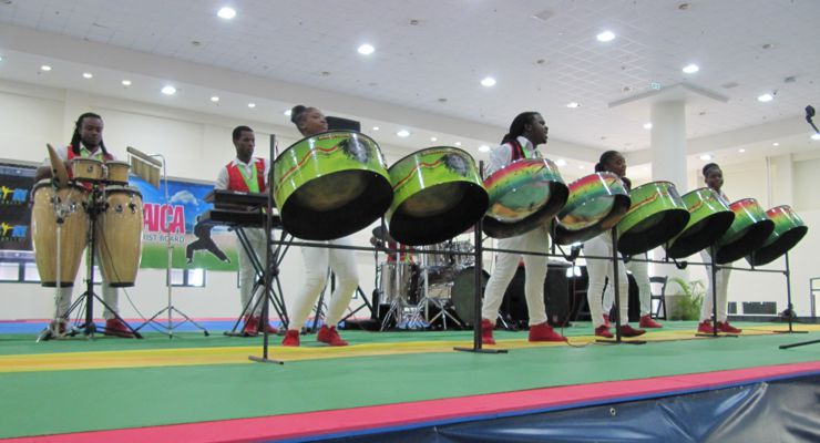 Steel Drum Performers at the 2018 ISKA Amateur World Championship Jamaica