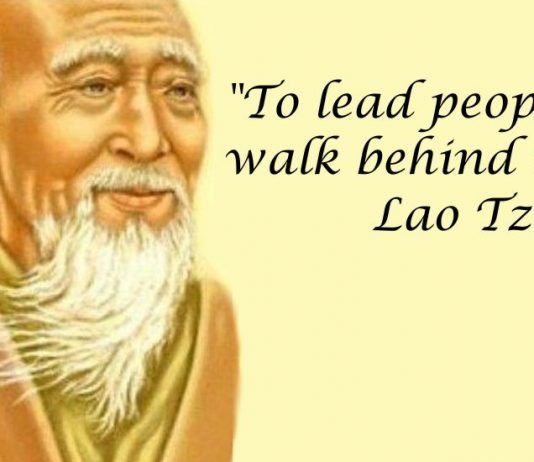 To lead people, walk behind them. Lao Tzu