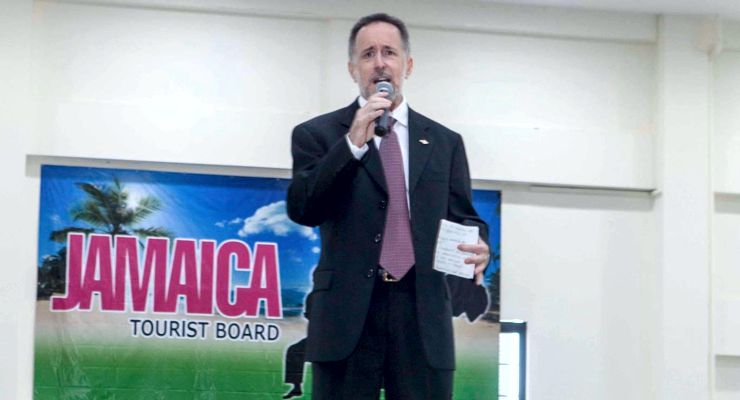 President Cory Schafer at 2018 ISKA Amateur World Championship Jamaica