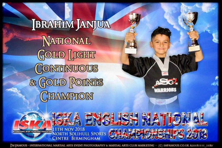 Ibrahim Janjua Light Continuous and Point Sparring National Champion