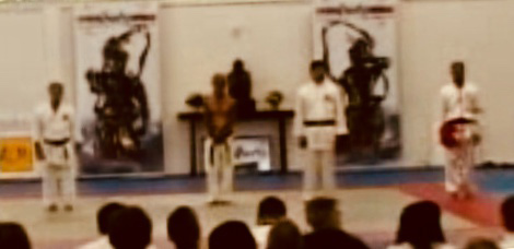 Exhibition of Sanchin kata