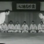 75 year old "God of Judo" Kyuzo Mifune challenging students.