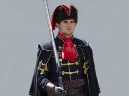 Croatian Soldier with Cravat
