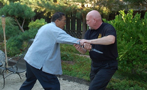 Dacascos and Sanders only known training sessions in Sanders’ back yard. Dacascos and Sanders only known training sessions in Sanders’ back yard.