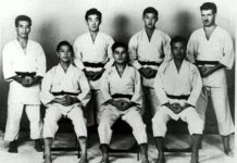 William Chow, Paul Yamaguchi, Harry Pang and Woodrow McCandle, Thomas Young, James M. Mitose and Paul Pung