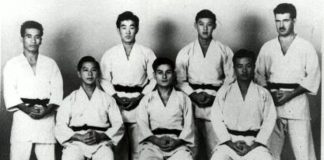 William Chow, Paul Yamaguchi, Harry Pang and Woodrow McCandle, Thomas Young, James M. Mitose and Paul Pung