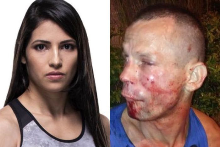 UFC fighter Polyana Viana and mugger