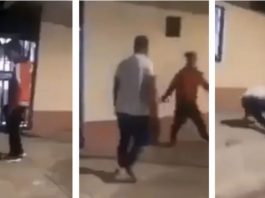 Knife Attack CCTV