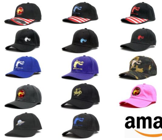 Martial Arts History Museum Caps on Amazon