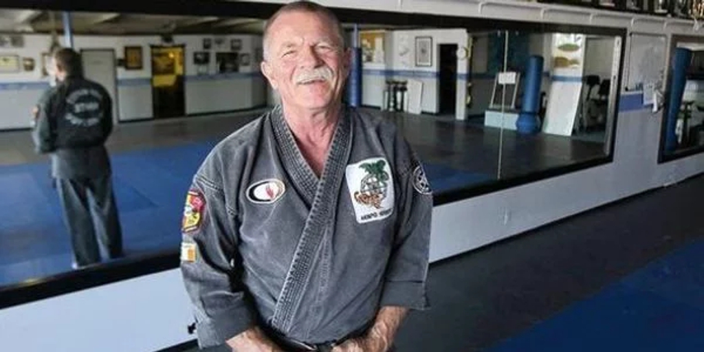 Bob White at his kenpo school